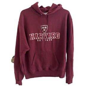 VGUC Champion Sweatshirt Hoodie Harvard University Sz M